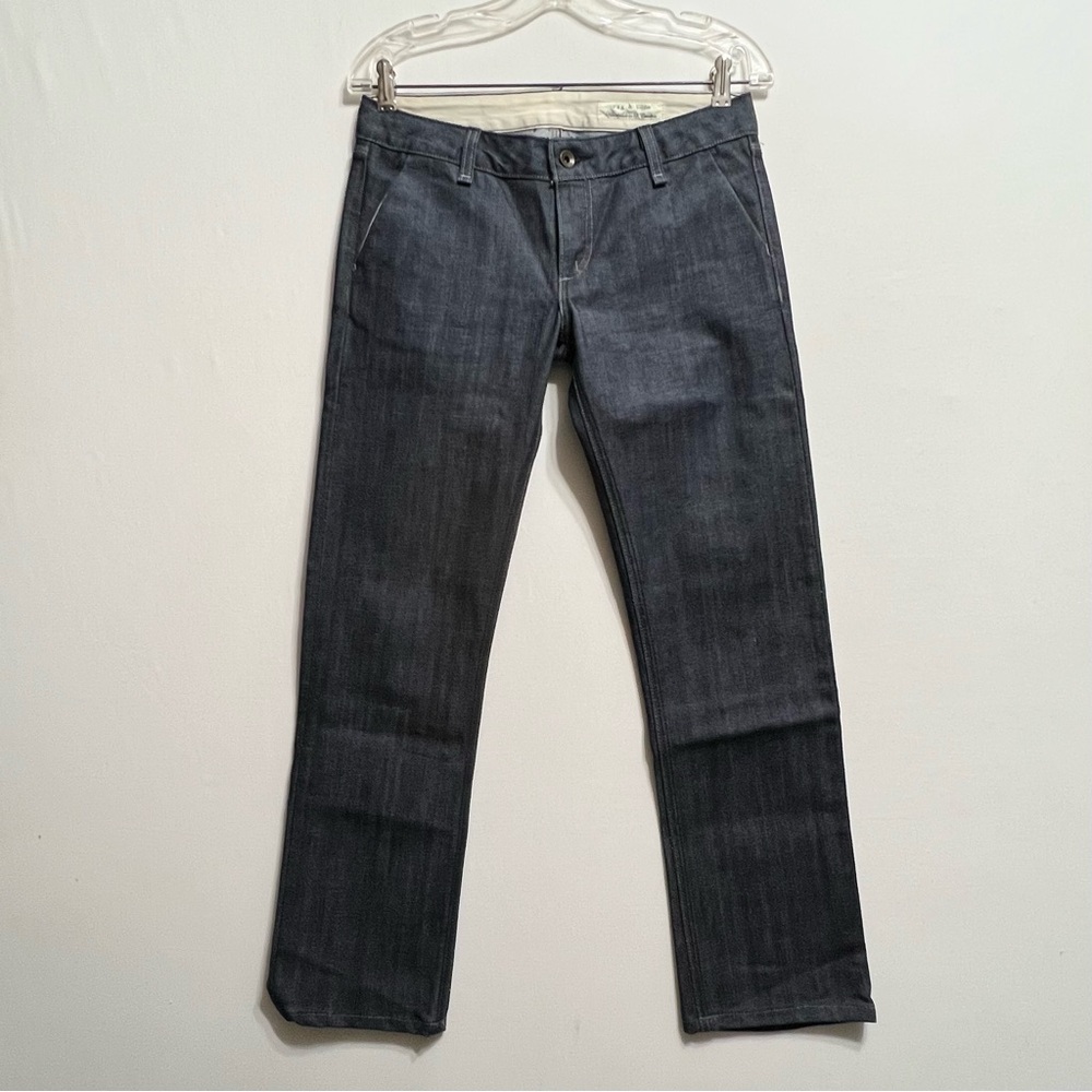 Rag & Bone Straight Leg Mens Jeans Waist 27 Dark Denim Low Rise